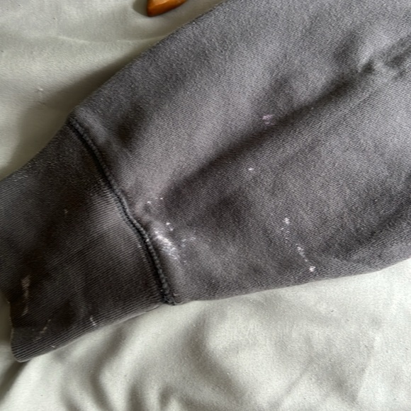 Aeropostale 87 Athletic Dept hoodie Pullover Sweatshirt Women’s Large Gray Y2K - Picture 6 of 8